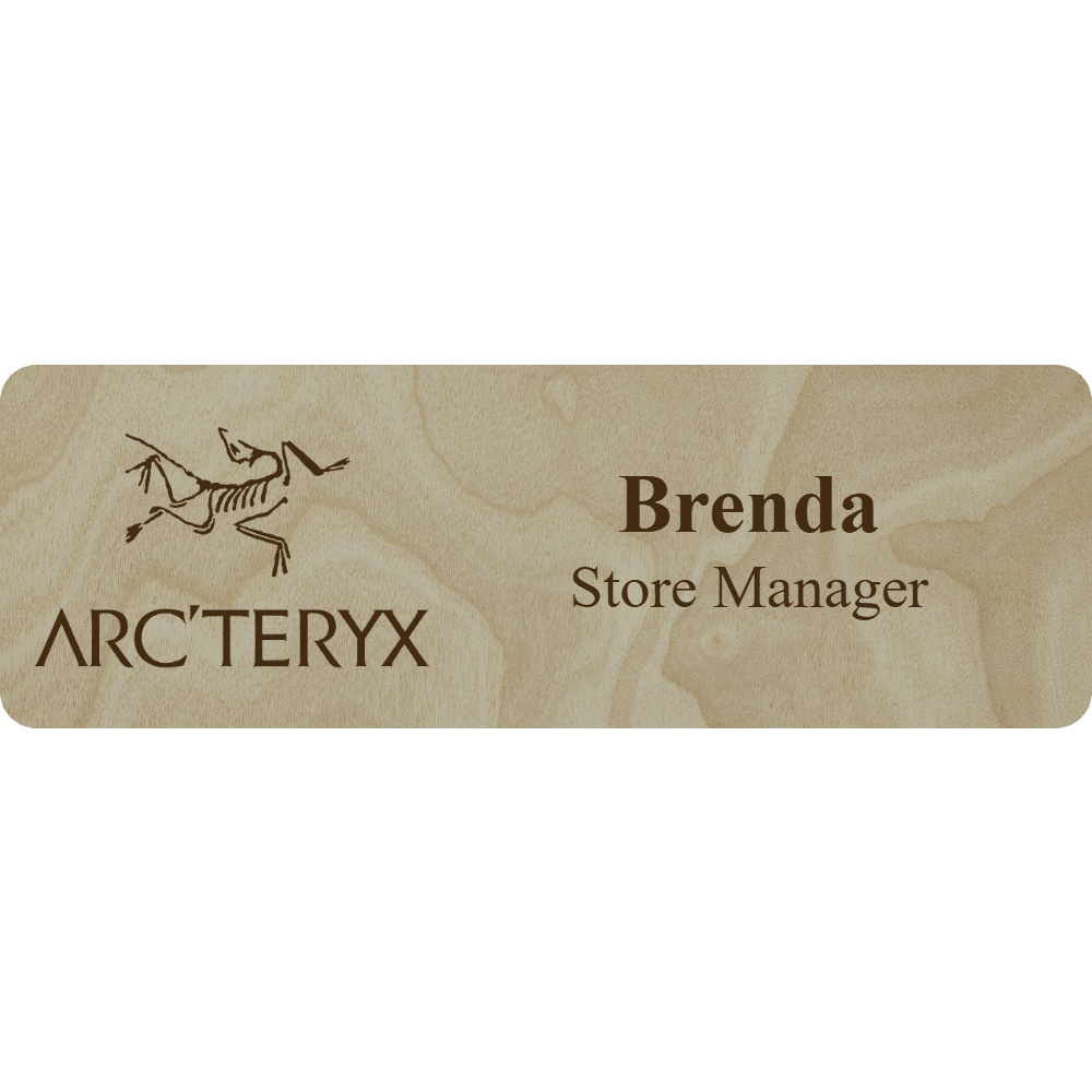 Arc'teryx Name Tag - 2 Lines - Customer's Product with price 6.25 ID zP64pDTJsXnw_lFPk6coYfMi