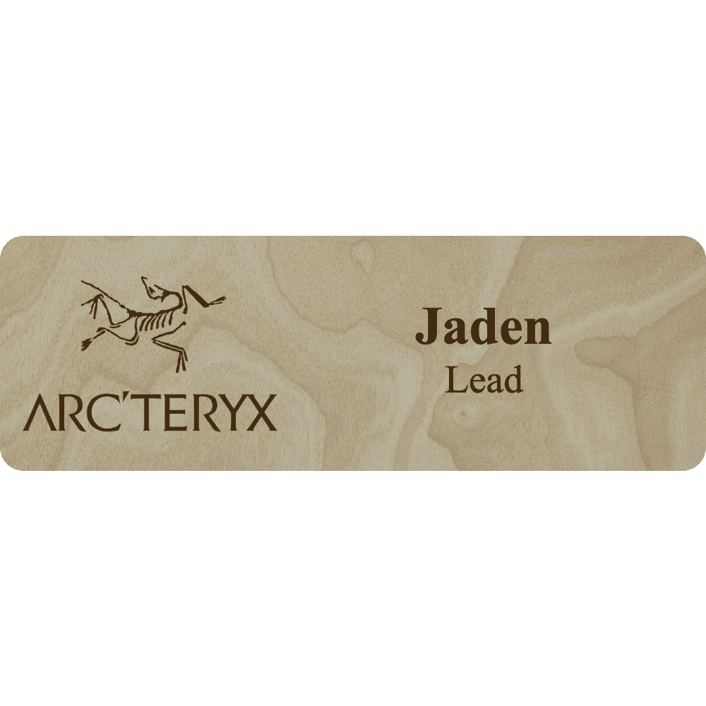 Arc'teryx Name Tag - 2 Lines - Customer's Product with price 6.25 ID kzHYAylmKFoeWmLixPe-LFJu