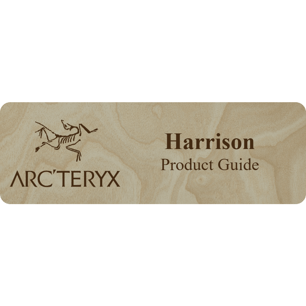 Arc'teryx Name Tag - 2 Lines - Customer's Product with price 6.25 ID BPWYFQ_mY-mXYgmn736DSPRZ