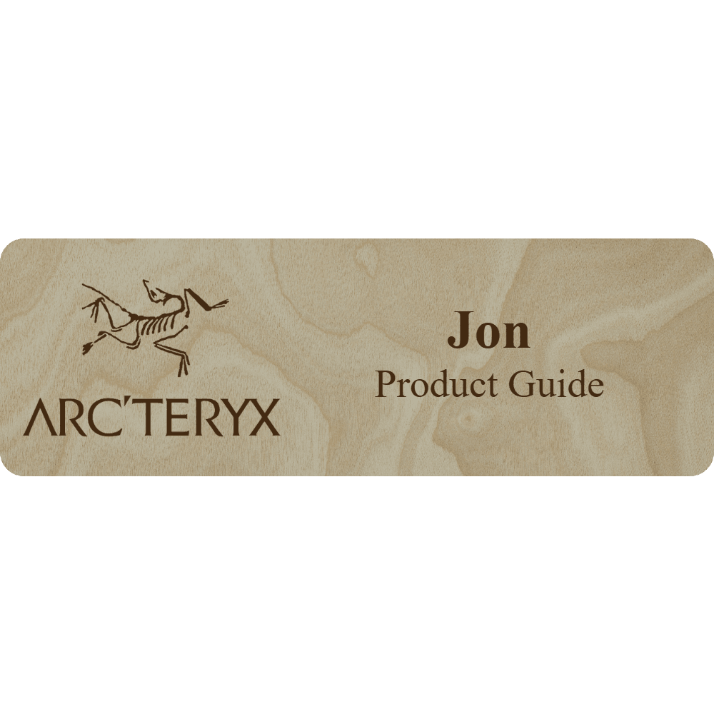 Arc'teryx Name Tag - 2 Lines - Customer's Product with price 6.25 ID xD9hAR_Sxc-rCYdxojvZL1aF