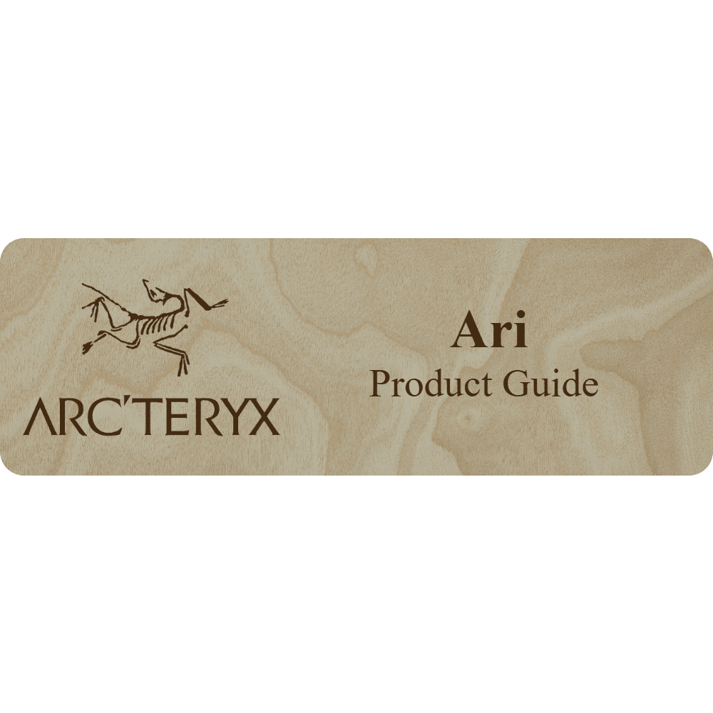 Arc'teryx Name Tag - 2 Lines - Customer's Product with price 6.25 ID HPea02NC2cSh4_e8sMgCJYKy