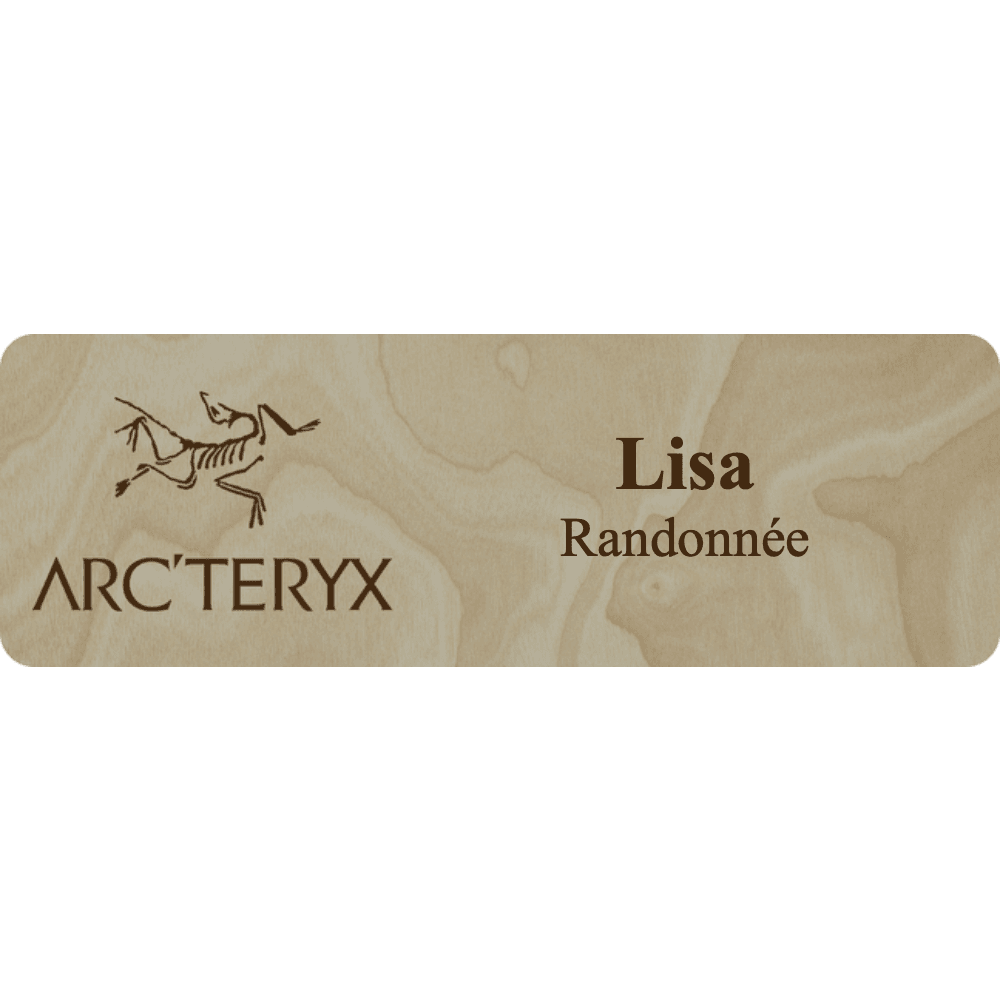 Arc'teryx Name Tag - 2 Lines - Customer's Product with price 6.25 ID Boy4MeLHWren2XH3HjYoSEzW