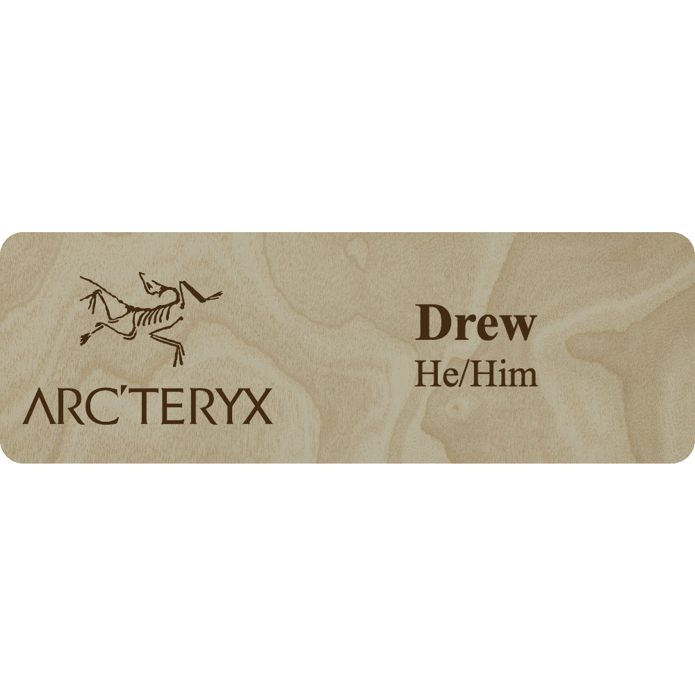 Arc'teryx Name Tag - 2 Lines - Customer's Product with price 6.25 ID tYMAVp6i5gh-VQDxBax51VXK