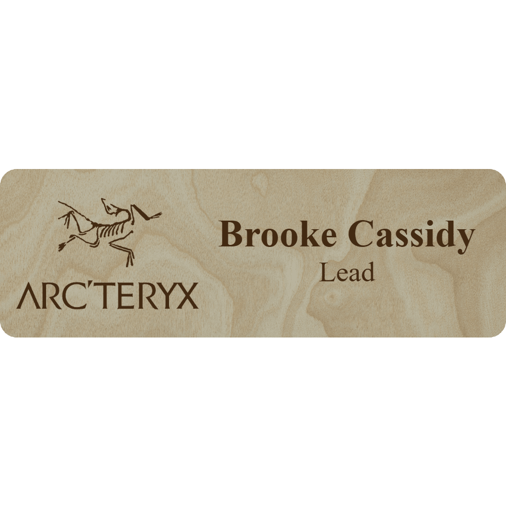 Arc'teryx Name Tag - 2 Lines - Customer's Product with price 6.25 ID TFw7WTFdPMRq1i34sW_Yowc_