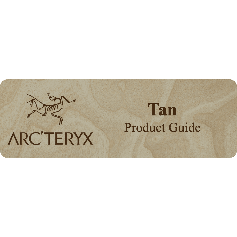 Arc'teryx Name Tag - 2 Lines - Customer's Product with price 6.25 ID GZtdyqU5VbGeUTDVL7B42RCp