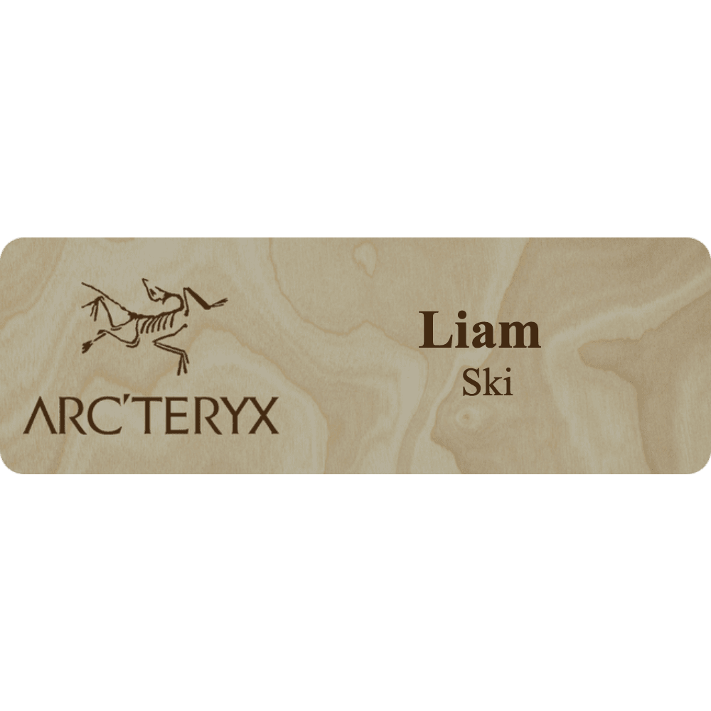 Arc'teryx Name Tag - 2 Lines - Customer's Product with price 6.25 ID V1cZnFzvJWTHGMjBM-PvPT_3