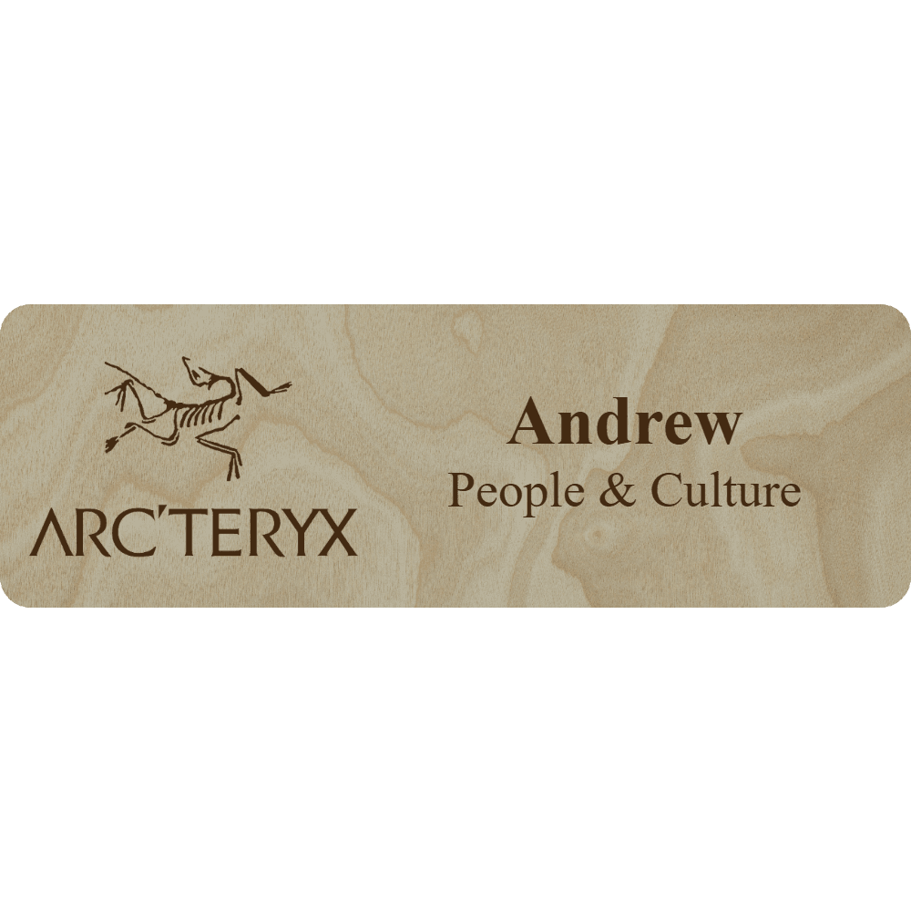 Arc'teryx Name Tag - 2 Lines - Customer's Product with price 6.25 ID Xx3wV5SwusiLvCO3HHf3auFF