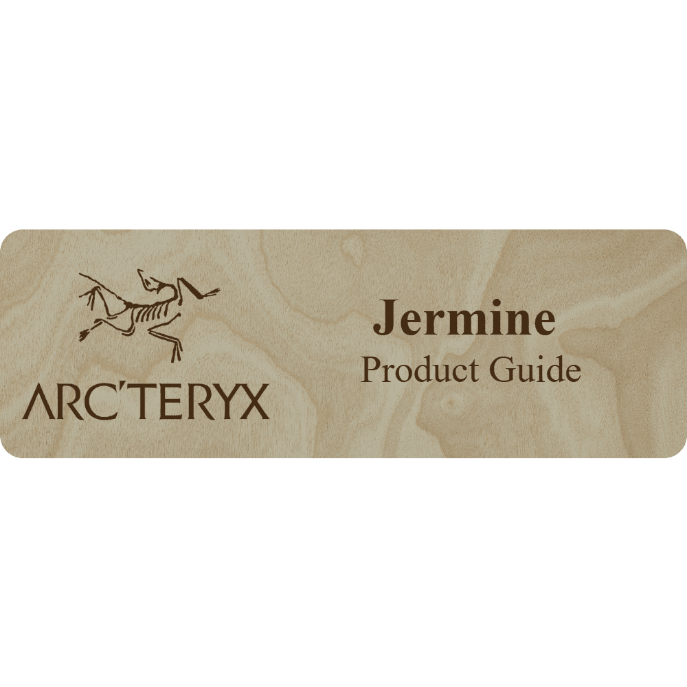 Arc'teryx Name Tag - 2 Lines - Customer's Product with price 6.25 ID owq7xxlR94g7QLVFk3OHLC9k