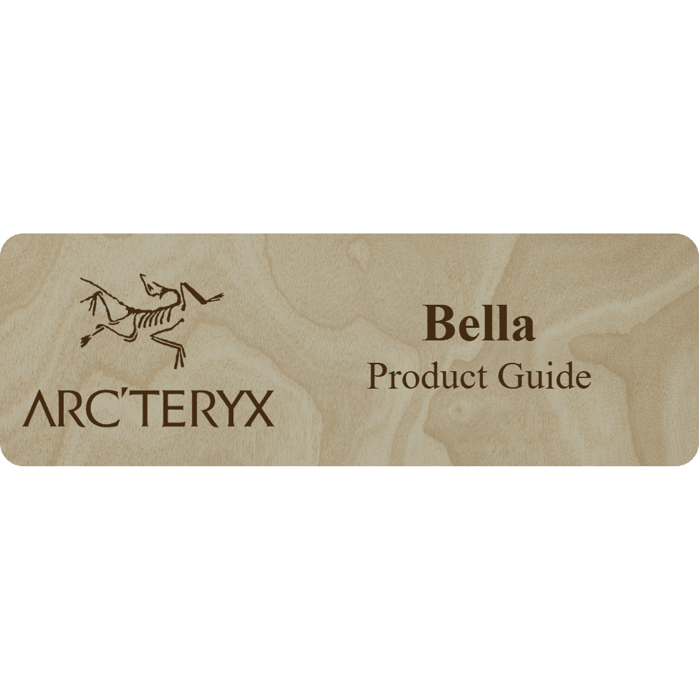 Arc'teryx Name Tag - 2 Lines - Customer's Product with price 6.25 ID hnHcdKS90HBnpQANG7zIvM3q