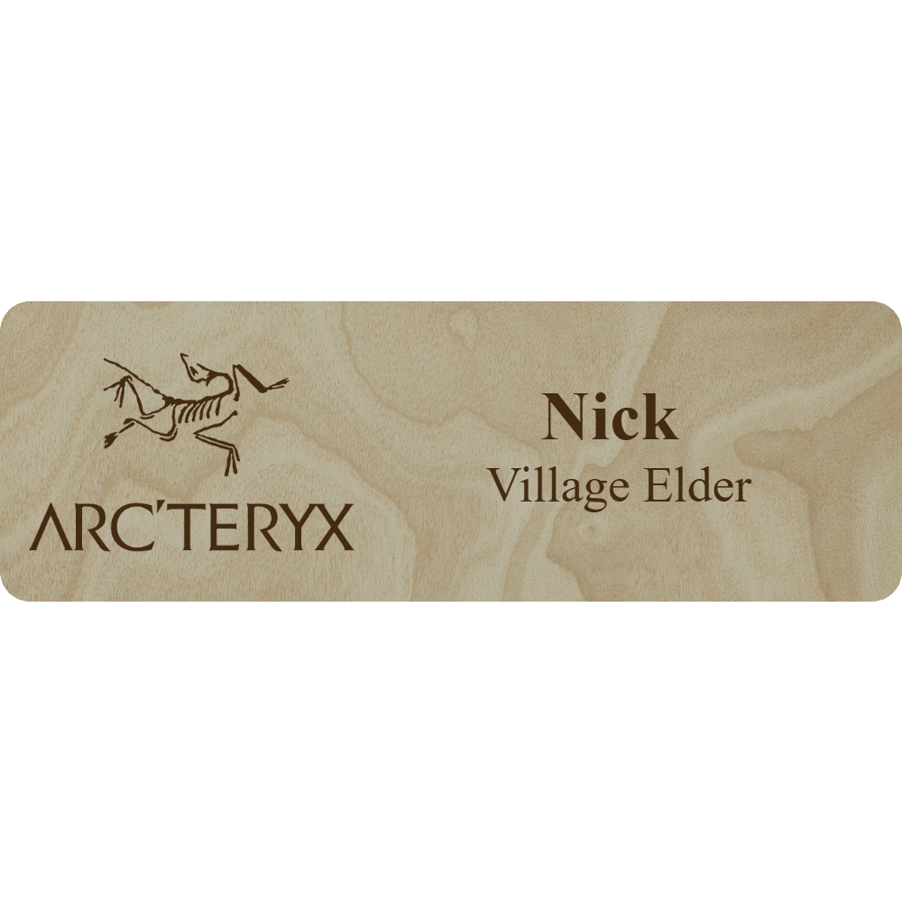 Arc'teryx Name Tag - 2 Lines - Customer's Product with price 6.25 ID FC0s-_5MiRNSVKs-uCBr1hq_