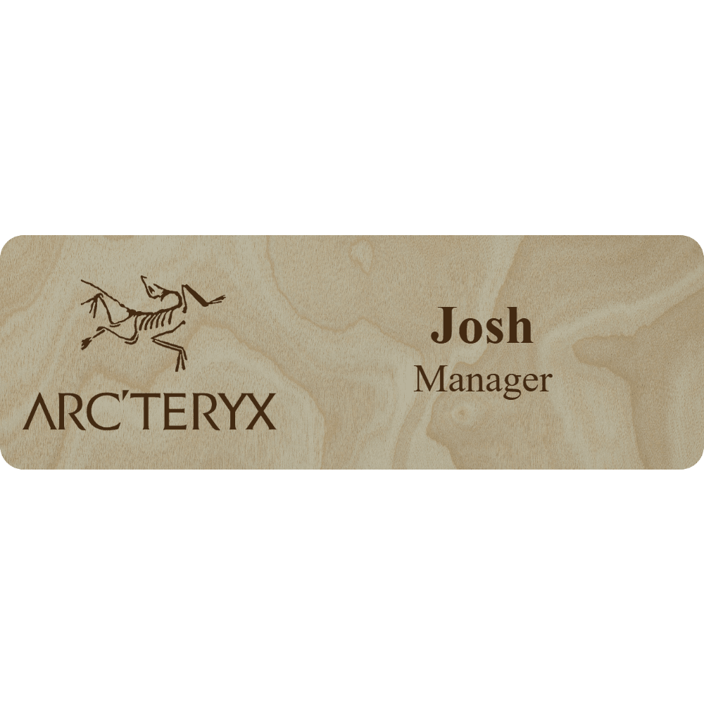 Arc'teryx Name Tag - 2 Lines - Customer's Product with price 6.25 ID pDJrVgBBxVMypHbc-DN6ZEDn