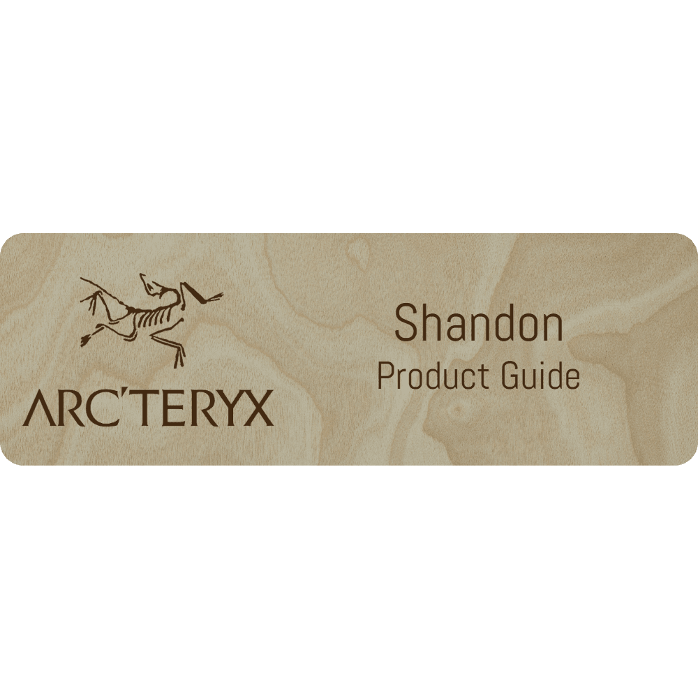 Arc'teryx Name Tag - 2 Lines - Customer's Product with price 6.25 ID Gc3lvZ1Gl9KYG1qcqSiwbVdh
