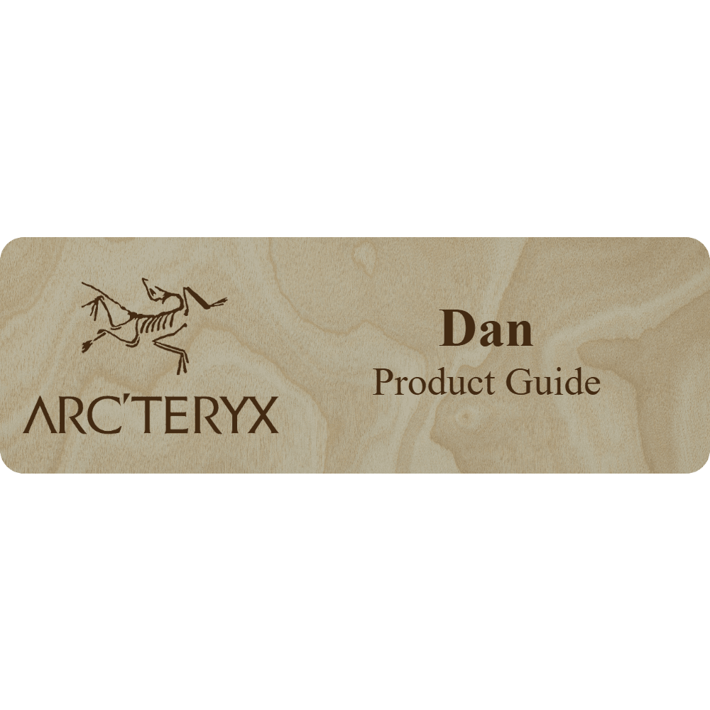 Arc'teryx Name Tag - 2 Lines - Customer's Product with price 6.25 ID mxFVWcANAe0xorqcjmkZJsDZ