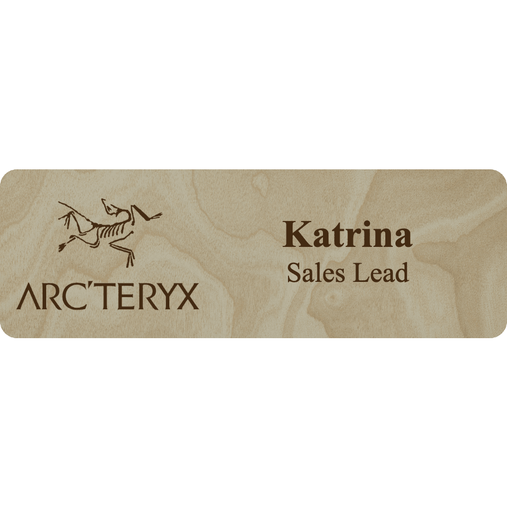 Arc'teryx Name Tag - 2 Lines - Customer's Product with price 6.25 ID EDWkfS_Adhgqi6jqv8CokKNd