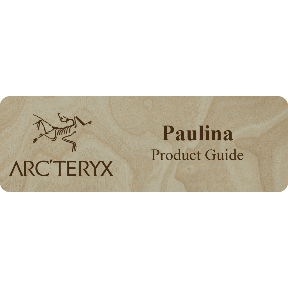 Arc'teryx Name Tag - 2 Lines - Customer's Product with price 6.25 ID qrFniNux25cZ0NR4fiN5BQM0
