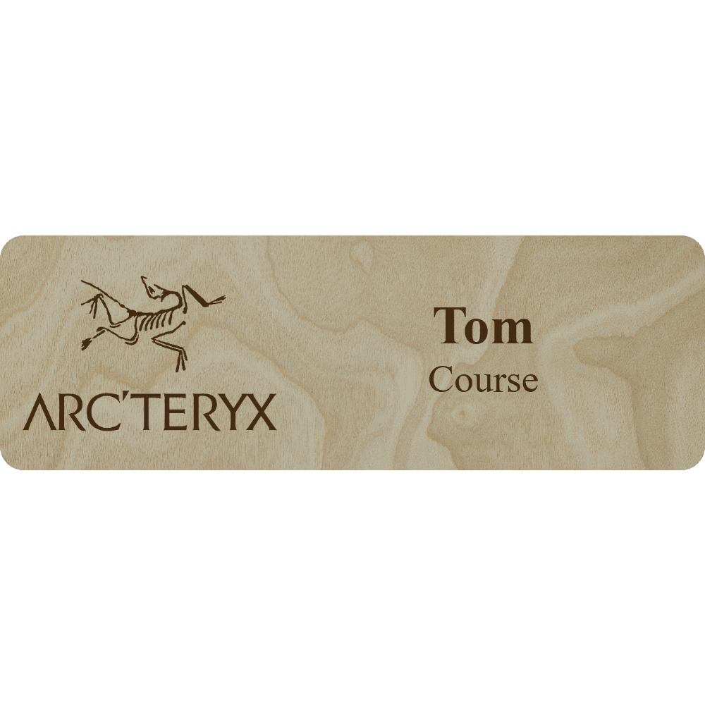Arc'teryx Name Tag - 2 Lines - Customer's Product with price 6.25 ID TxZPQKhgV330FRZv7pkjl4TB