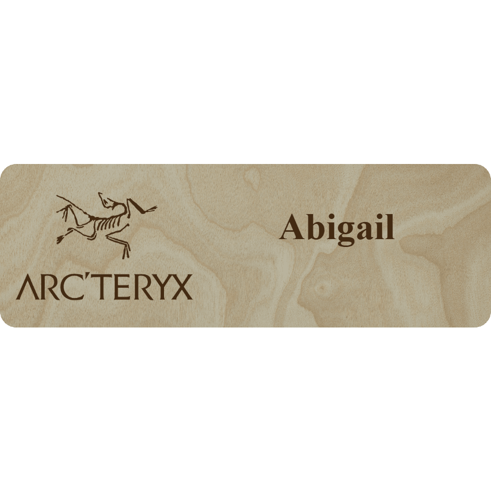 Arc'teryx Name Tag - 2 Lines - Customer's Product with price 6.25 ID 81tXbNc68Rij9B1nnFYmjbmL