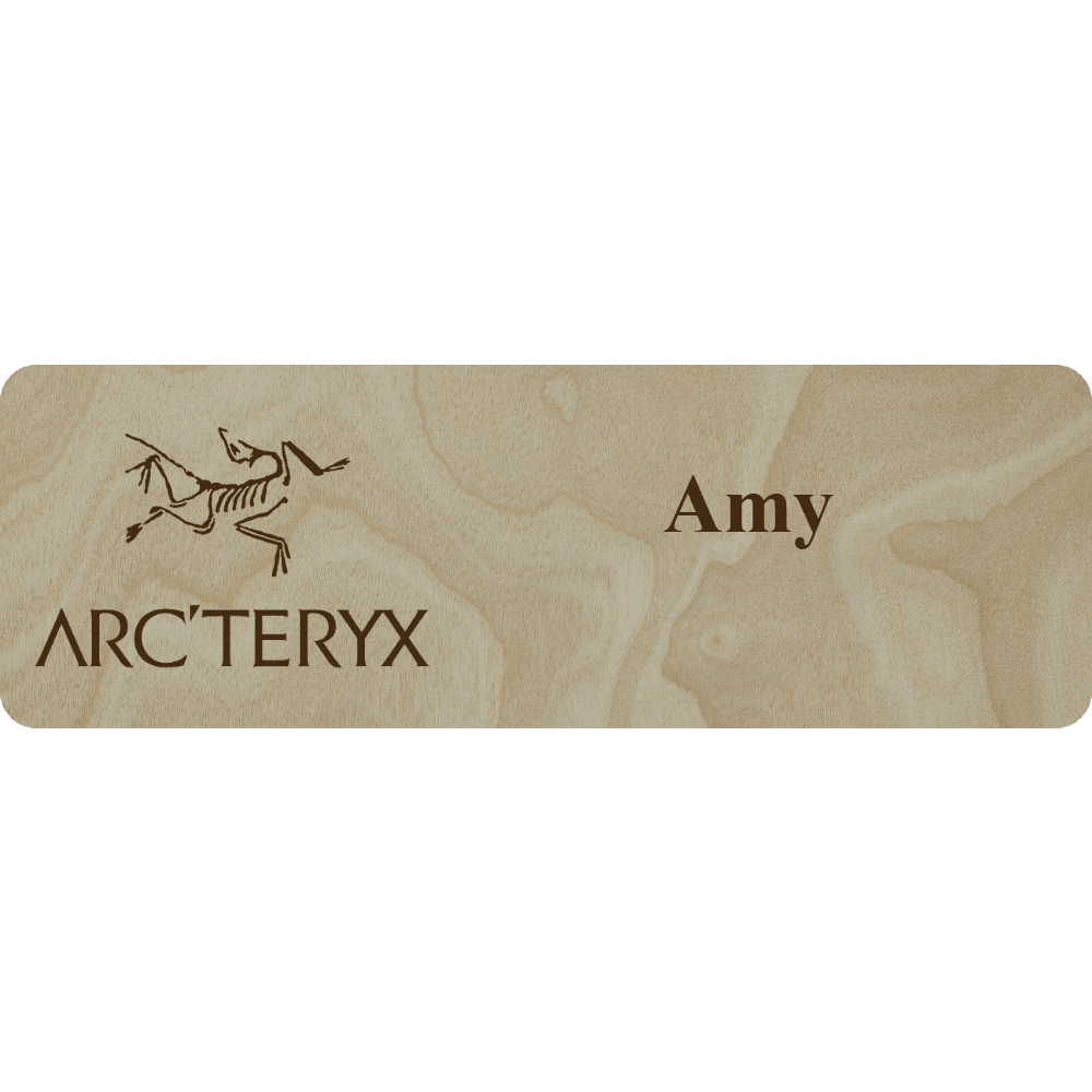 Arc'teryx Name Tag - 2 Lines - Customer's Product with price 6.25 ID YFOHvuqvfSZeJV2uhAKCZK9s