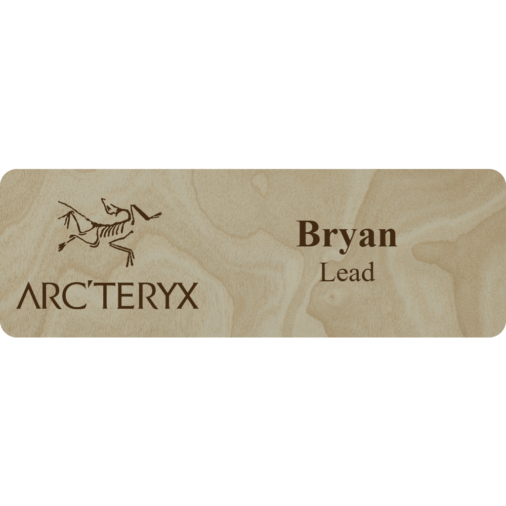 Arc'teryx Name Tag - 2 Lines - Customer's Product with price 5.25 ID l4o5BQGDbJRzvQoSkQsga6TV