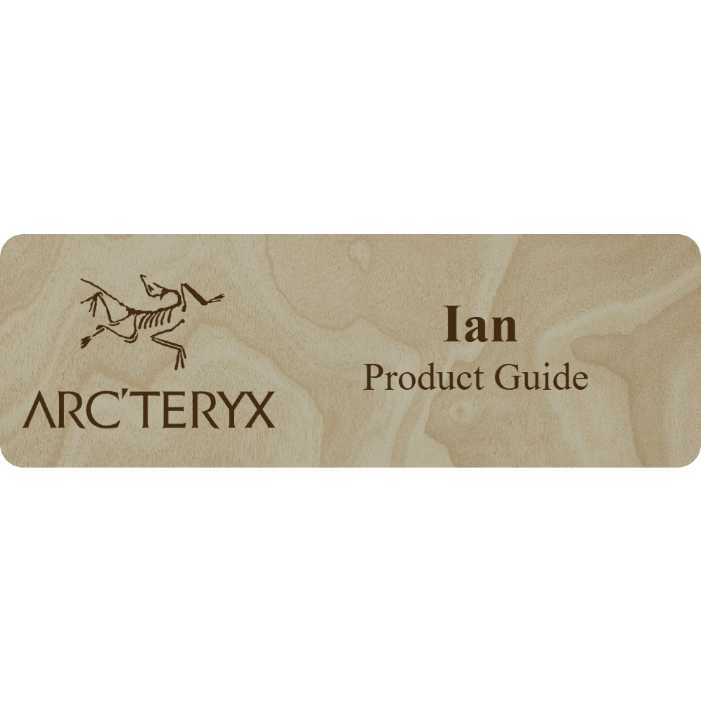 Arc'teryx Name Tag - 2 Lines - Customer's Product with price 5.25 ID YNg6anVgKtQssH1qCPLQx1Lh