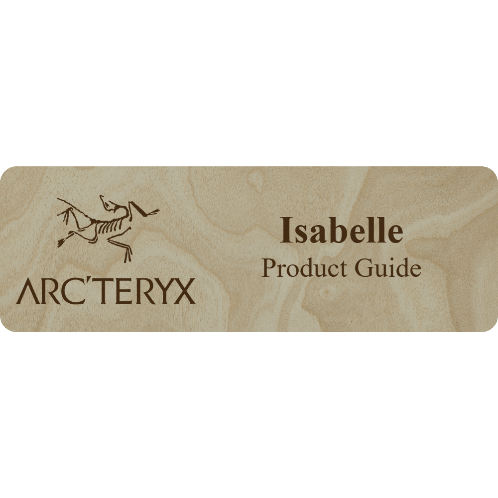 Arc'teryx Name Tag - 2 Lines - Customer's Product with price 6.25 ID HL8OS3ljH_o-rE-FiAWPTTDT