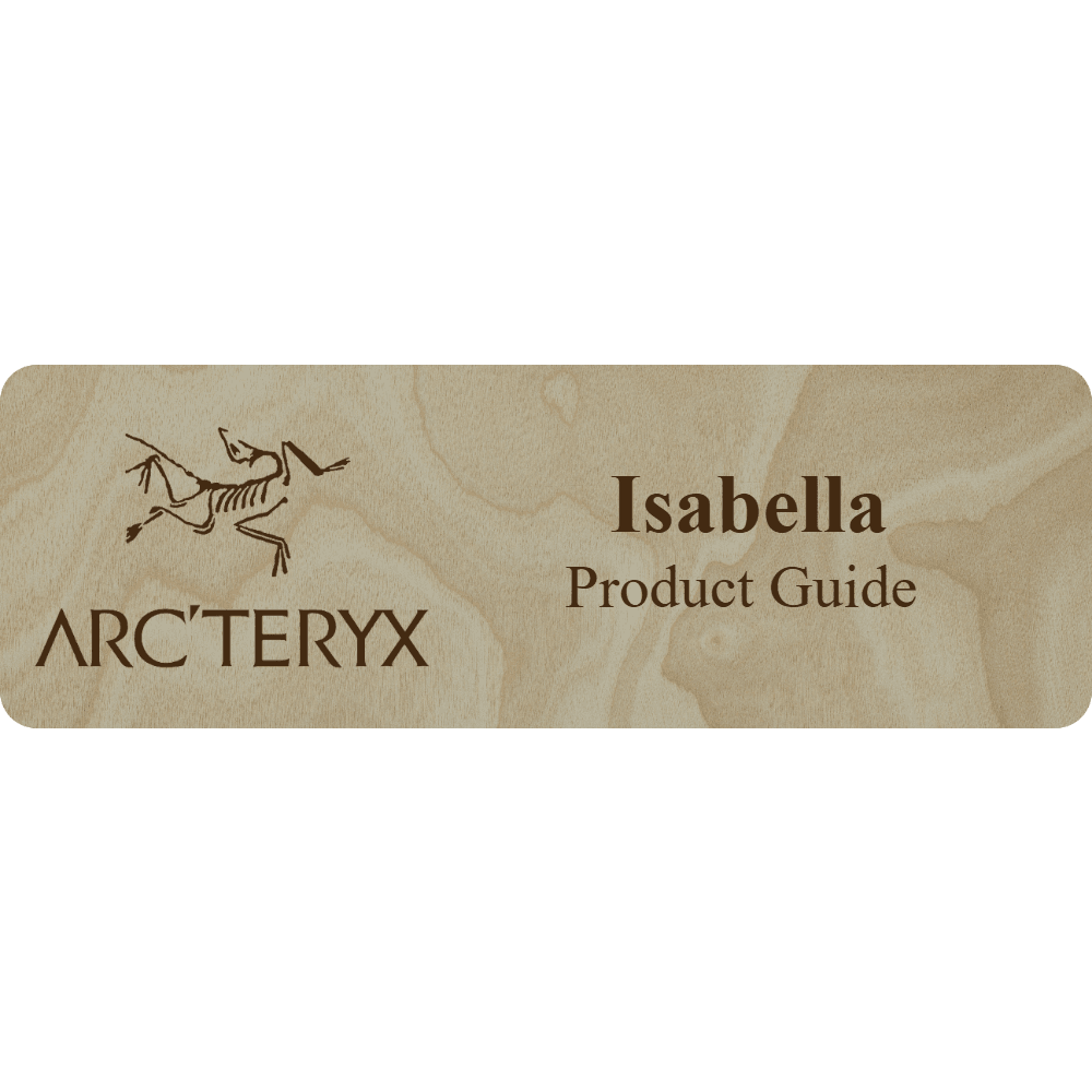 Arc'teryx Name Tag - 2 Lines - Customer's Product with price 6.25 ID r9zRBW9uOEQ0oe8TcSw8WWVq
