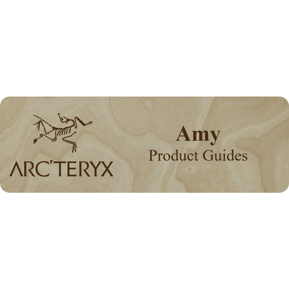 Arc'teryx Name Tag - 2 Lines - Customer's Product with price 6.25 ID 6me9U7lx8nrI-jmRPMJmqwwR