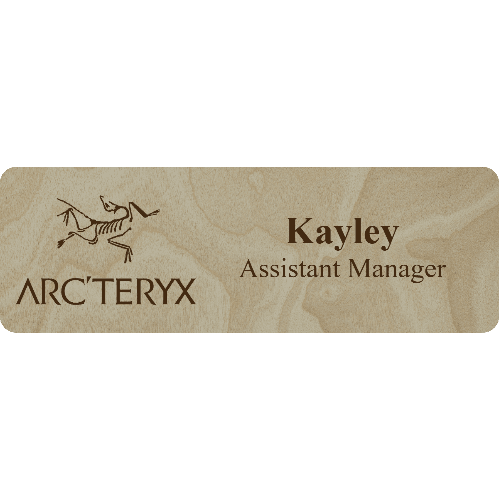 Arc'teryx Name Tag - 2 Lines - Customer's Product with price 6.25 ID bSYgtmeiepgQ9LDt_i5gMSYj