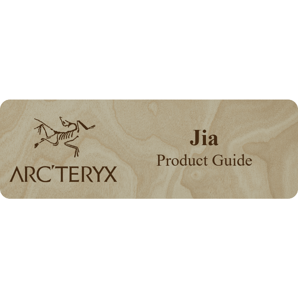 Arc'teryx Name Tag - 2 Lines - Customer's Product with price 6.25 ID JZ62p8JoT_4ocfjyebs7XyWx