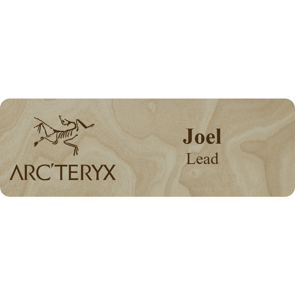 Arc'teryx Name Tag - 2 Lines - Customer's Product with price 5.25 ID 5HRHwCNYadbAAl--w4lZ32eV