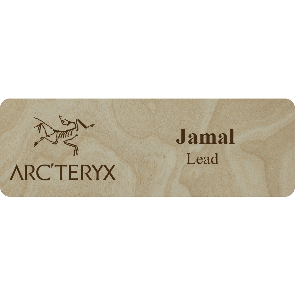 Arc'teryx Name Tag - 2 Lines - Customer's Product with price 6.25 ID 40Di0Hfr3YATq8fNJJNHG4tc