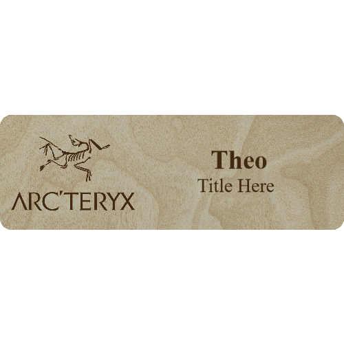 Arc'teryx Name Tag - 2 Lines - Customer's Product with price 6.25 ID C2hxPseHyrNKokny7guNFrPo