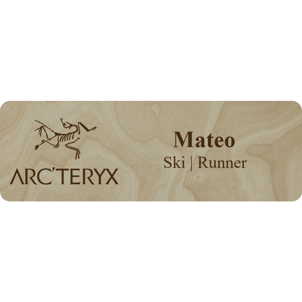 Arc'teryx Name Tag - 2 Lines - Customer's Product with price 6.25 ID VaaWYP1Gnyy32esz28y2Kjxq