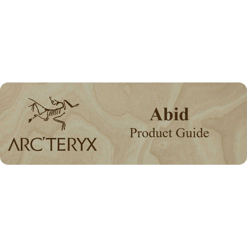Arc'teryx Name Tag - 2 Lines - Customer's Product with price 6.25 ID rVHfzTvhL2gGdFwKZ3NF_WjM