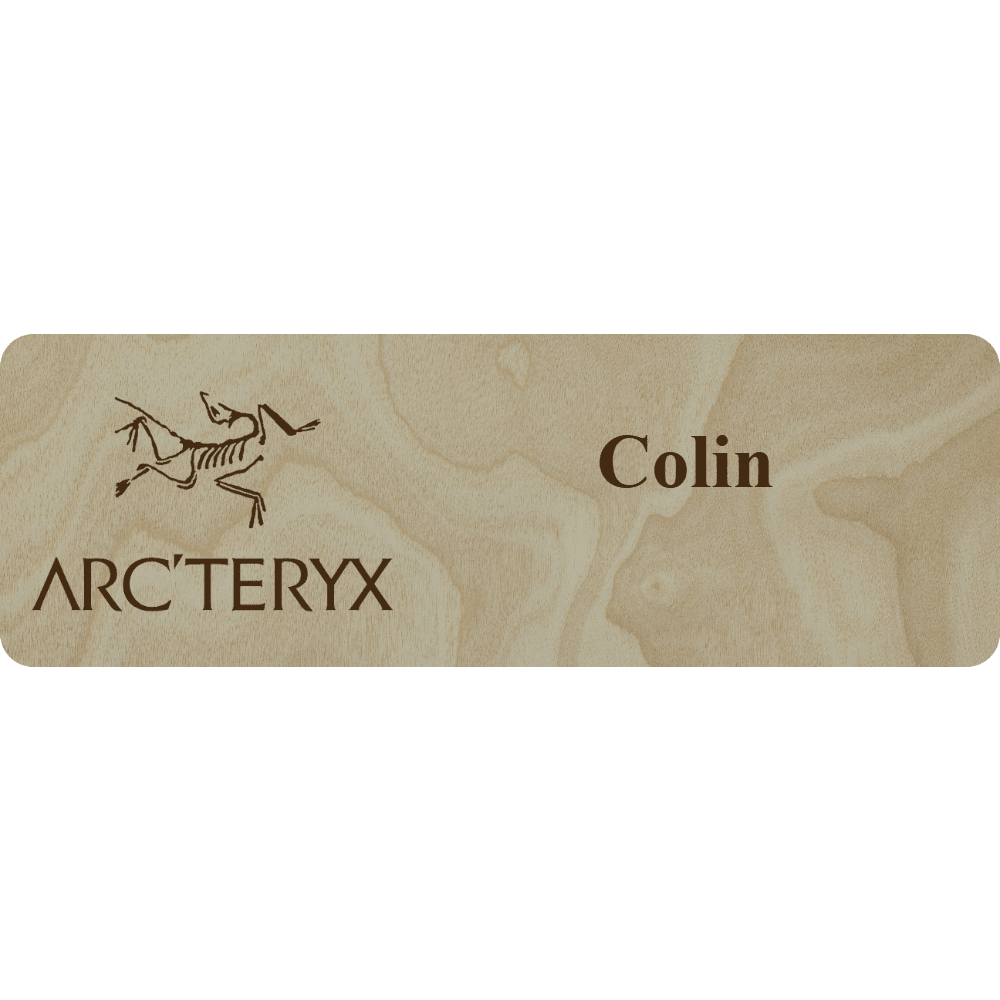 Arc'teryx Name Tag - 2 Lines - Customer's Product with price 6.25 ID DvoP6_BxQ6D_WRlL70PnE7pd