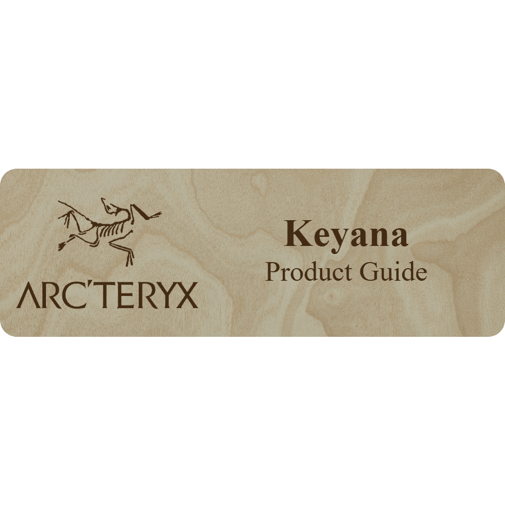 Arc'teryx Name Tag - 2 Lines - Customer's Product with price 6.25 ID YaNOFB1_ZMLt_felK9FJUaO5
