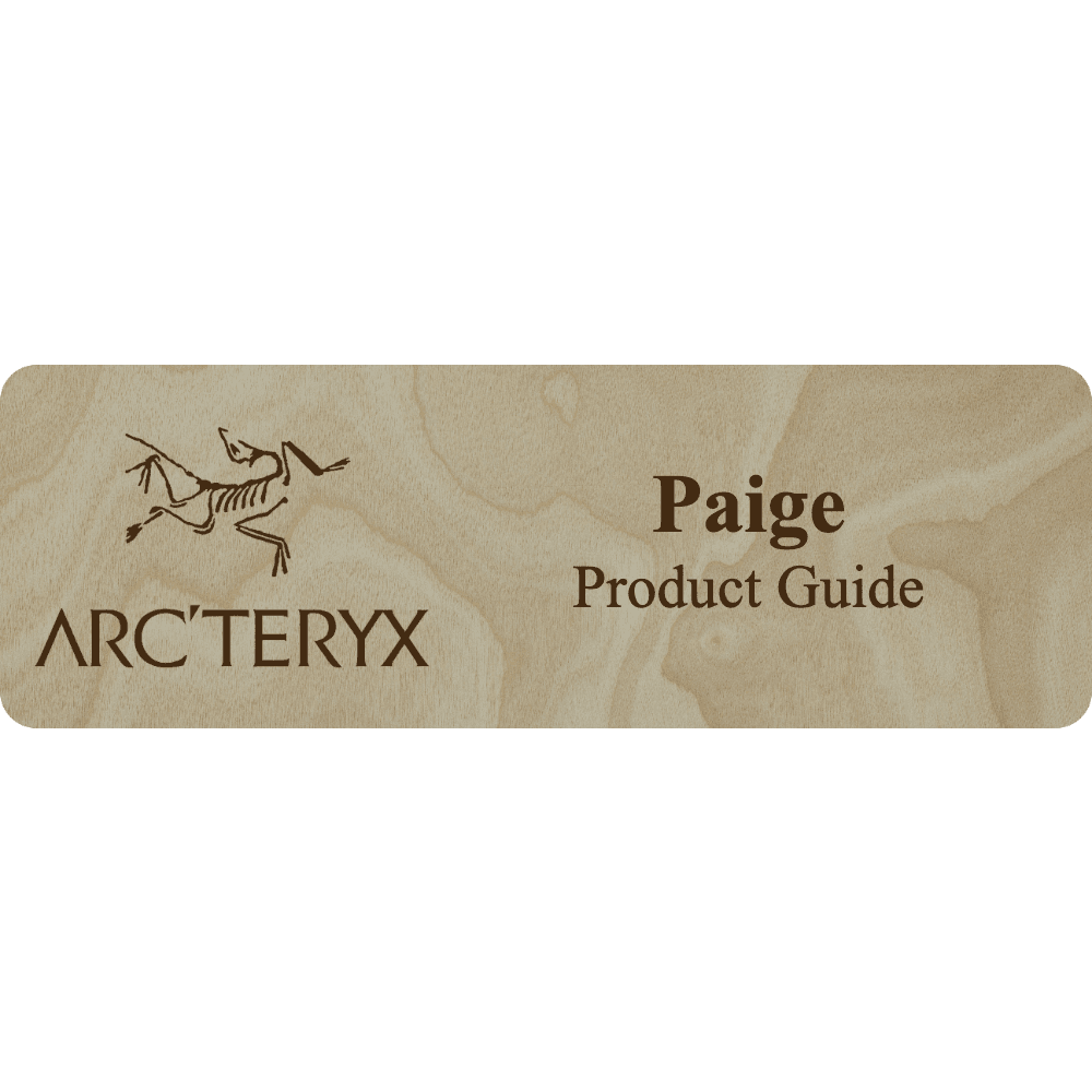 Arc'teryx Name Tag - 2 Lines - Customer's Product with price 6.25 ID mx6YL0PD3wdDaEzIP7qL477Y