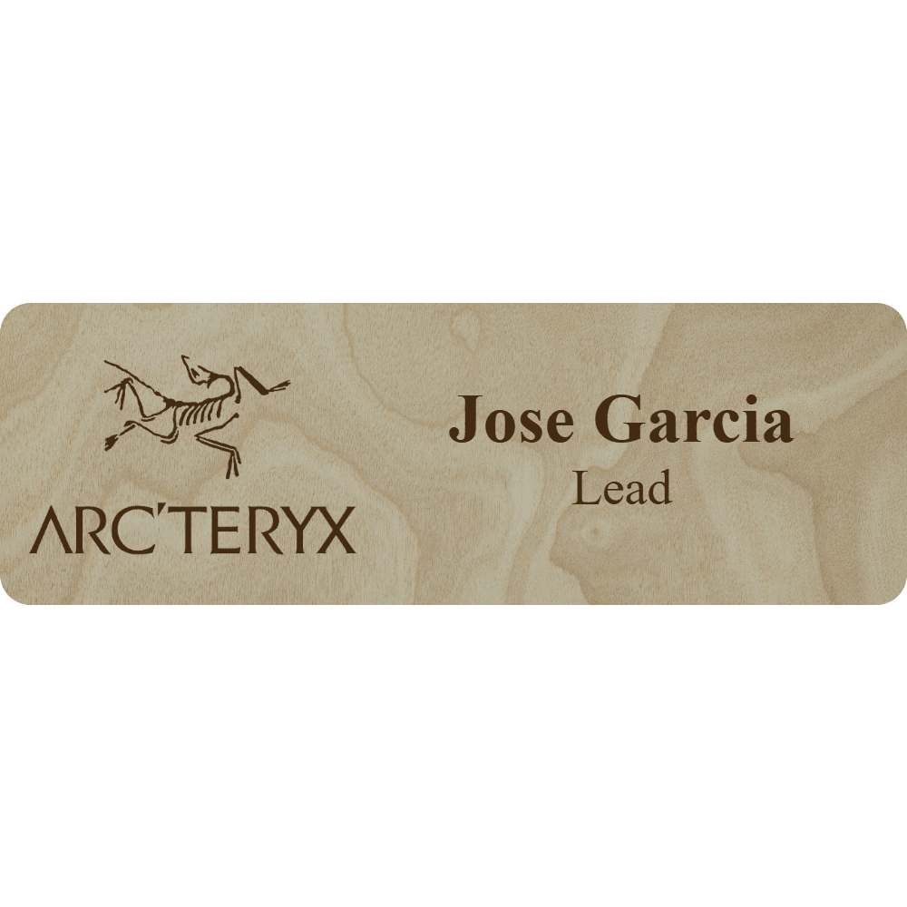 Arc'teryx Name Tag - 2 Lines - Customer's Product with price 6.25 ID MPFAlQCCwmzz8dNTdRDEvEnr