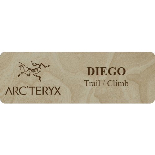 Arc'teryx Name Tag - 2 Lines - Customer's Product with price 6.25 ID ZPpK3qZ553-fnpgDIWO940N2