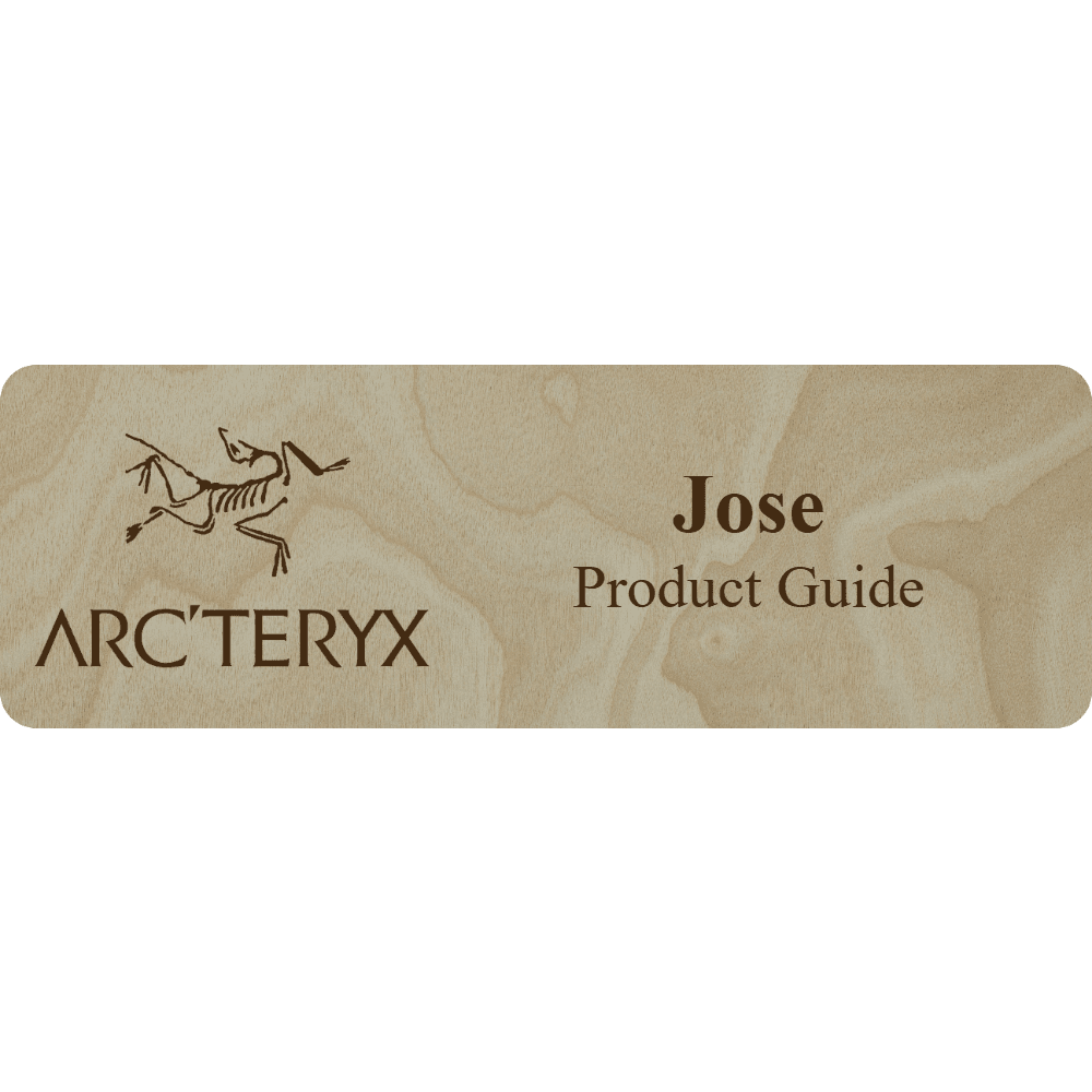 Arc'teryx Name Tag - 2 Lines - Customer's Product with price 6.25 ID eBstT9FynC89bDRheZXxtd_g