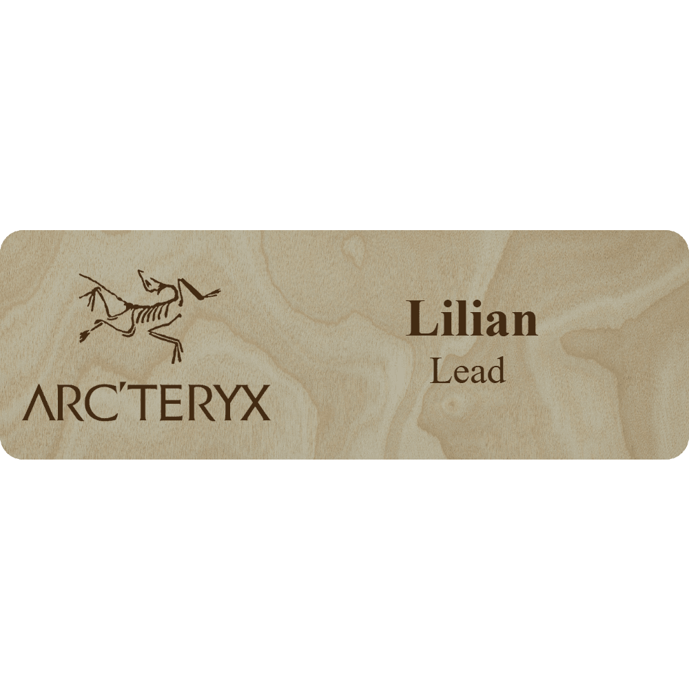 Arc'teryx Name Tag - 2 Lines - Customer's Product with price 6.25 ID CG5NPgquTjjszXQhNX7S3xwY