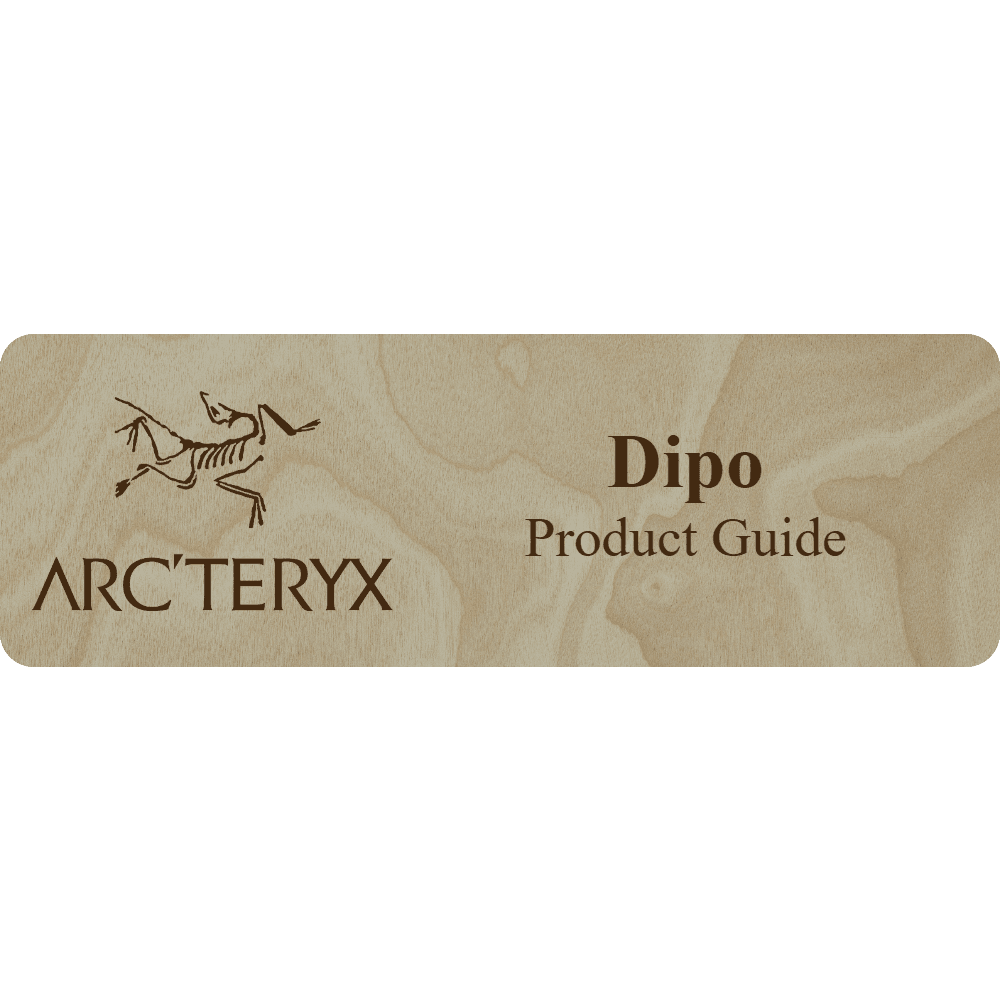 Arc'teryx Name Tag - 2 Lines - Customer's Product with price 6.25 ID IgKIzOptbJTJ2vKvmCdNR0dv