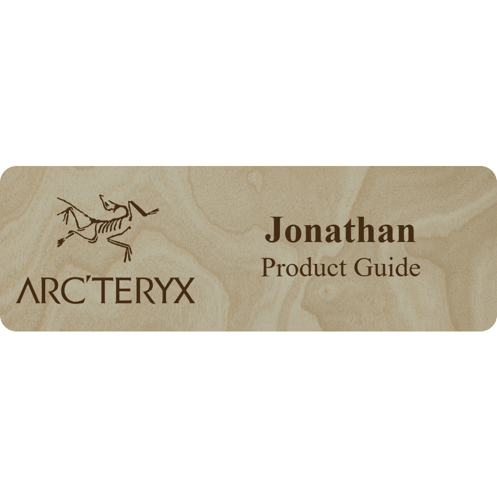 Arc'teryx Name Tag - 2 Lines - Customer's Product with price 6.25 ID 6LIVwrRNHHpS-wYjfmuDoIxG