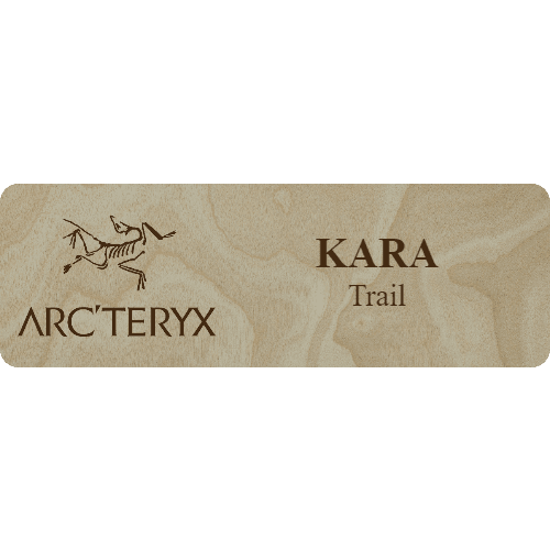 Arc'teryx Name Tag - 2 Lines - Customer's Product with price 6.25 ID A8_R2r5LyUFj112i0iipZ5u5