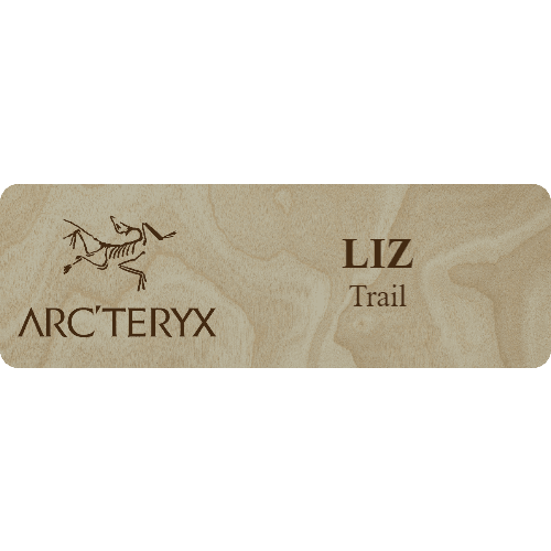 Arc'teryx Name Tag - 2 Lines - Customer's Product with price 6.25 ID 1aYXkcpu2xOaJaIpaMN6Pq2u
