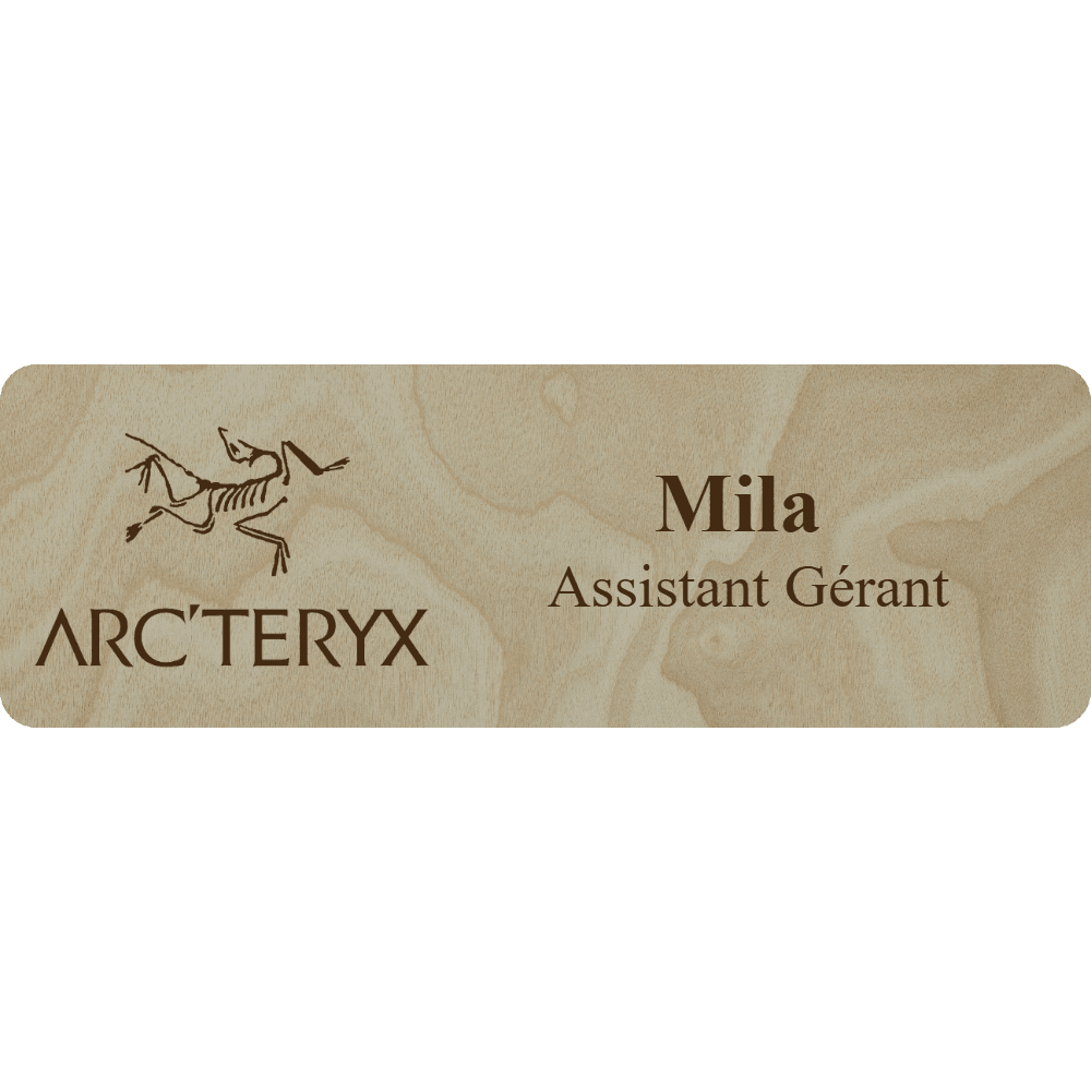 Arc'teryx Name Tag - 2 Lines - Customer's Product with price 6.25 ID sRw_QSW9-gPjVjYpJMAlKlmv