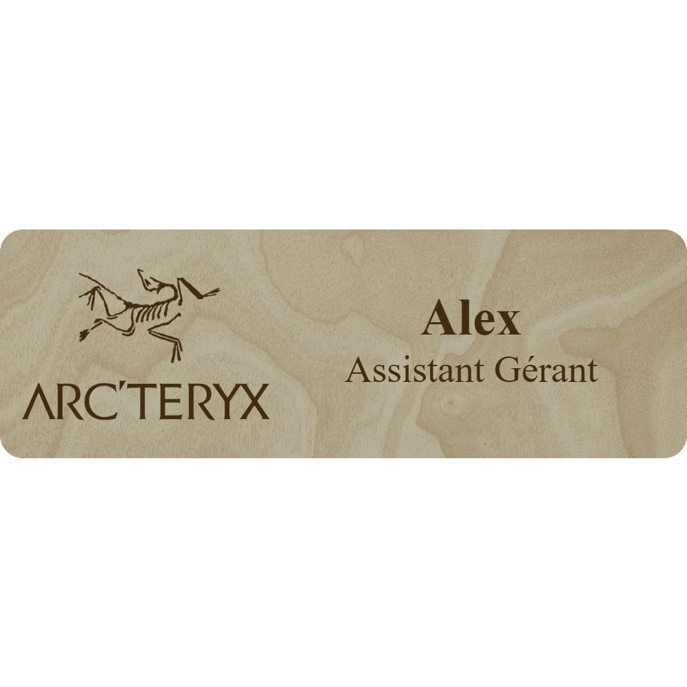 Arc'teryx Name Tag - 2 Lines - Customer's Product with price 6.25 ID EWNO9N8qQmVhTcfAWFCwAYss