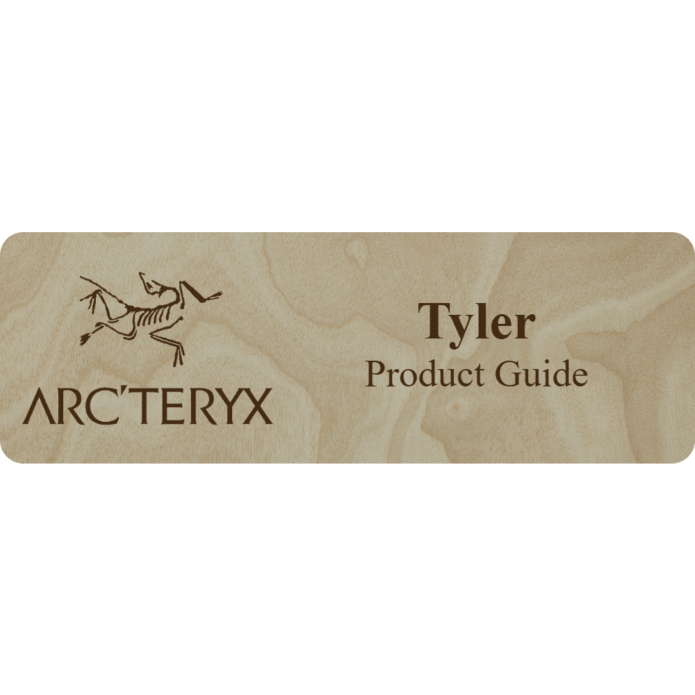Arc'teryx Name Tag - 2 Lines - Customer's Product with price 6.25 ID gIArhXqHYIDf9vQpDN5jmmdi