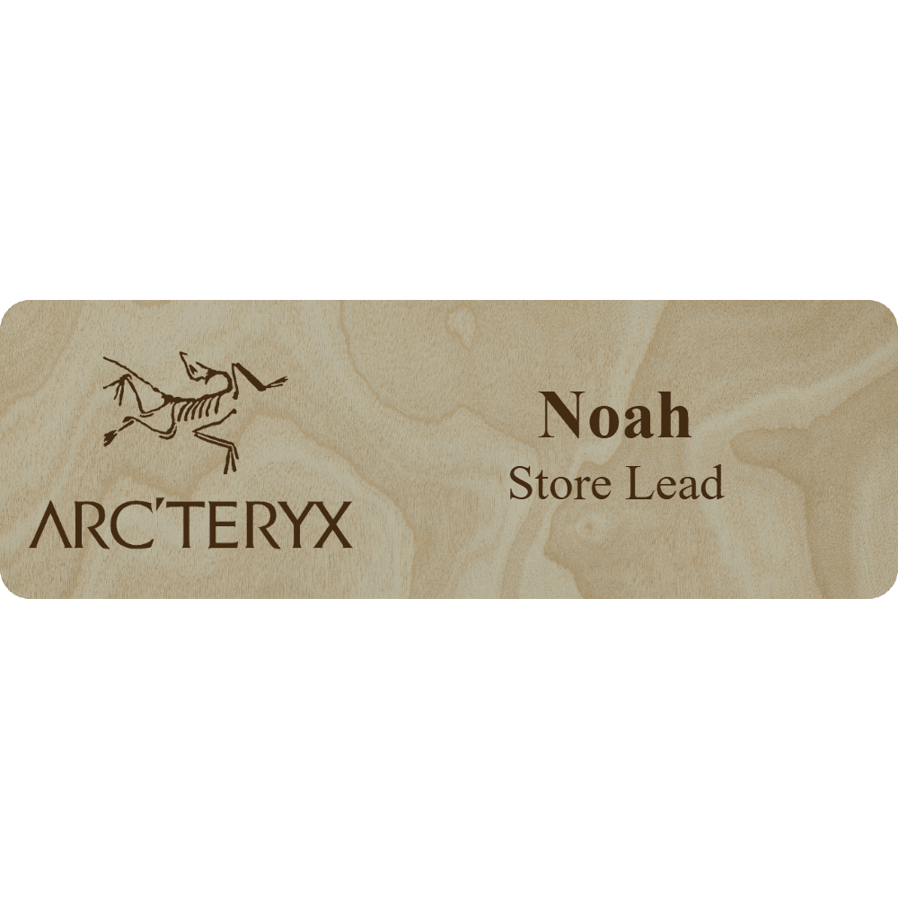 Arc'teryx Name Tag - 2 Lines - Customer's Product with price 6.25 ID KkgEiQtDccfJFbxfZOk-VMxx