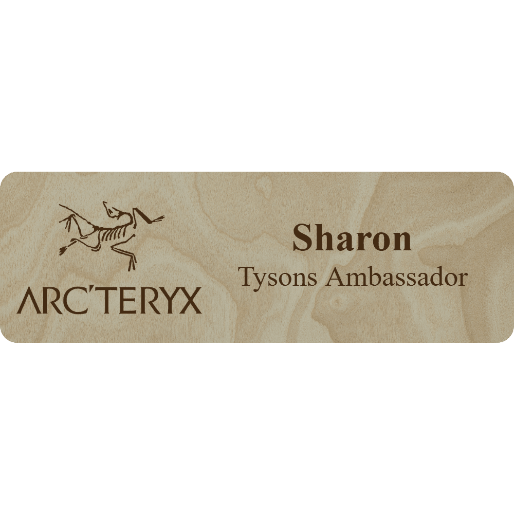 Arc'teryx Name Tag - 2 Lines - Customer's Product with price 6.25 ID JJ6z5u25cmi7G5F0fdoKGF-T